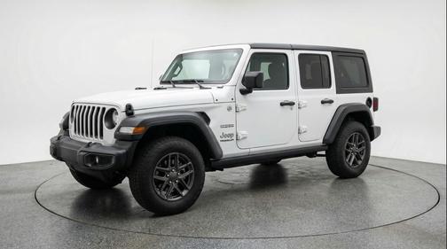 Bright White Clearcoat 2025 Jeep Wrangler Sport S