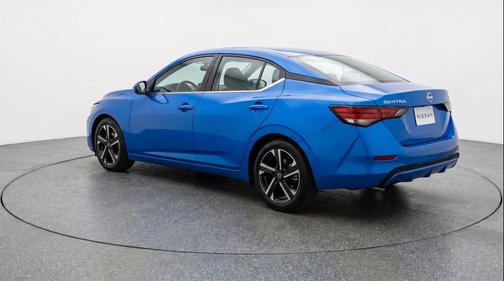 Electric Blue Metallic 2025 Nissan Sentra SV