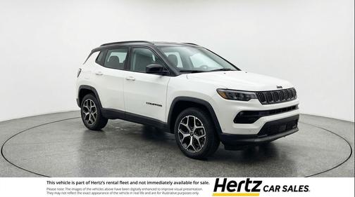 Bright White Clearcoat 2025 Jeep Compass Limited
