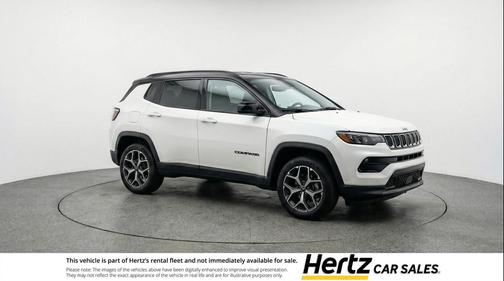 Bright White Clearcoat 2025 Jeep Compass Limited