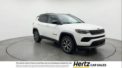 Bright White Clearcoat 2025 Jeep Compass Limited