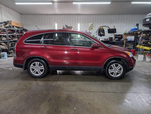 Red 2010 Honda CR-V EX-L