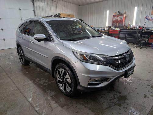 Silver 2015 Honda CR-V Touring SUV