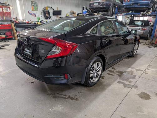 Black 2016 Honda Civic LX