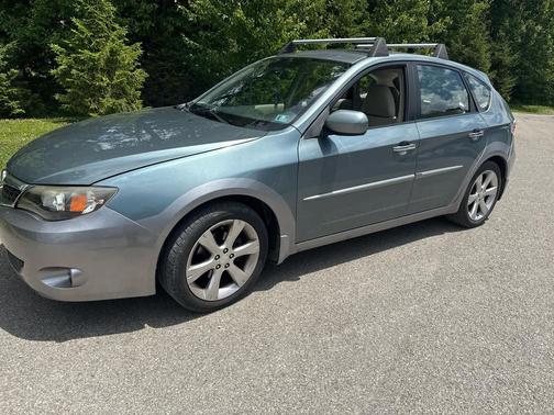 Sage Green Metallic/Steel Silver Metallic 2009 Subaru Impreza Outback Sport
