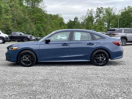 Blue Lagoon Pearl 2025 Honda Civic Hybrid Sport