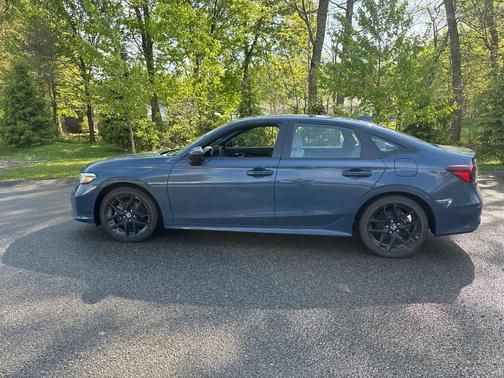 Blue Lagoon Pearl 2025 Honda Civic Hybrid Sport
