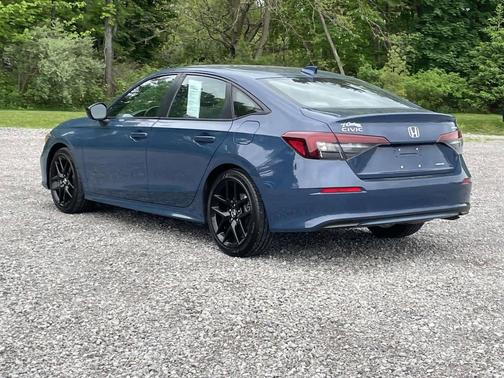 Blue Lagoon Pearl 2025 Honda Civic Hybrid Sport