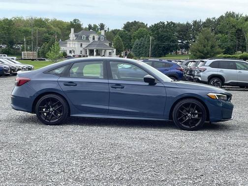 Blue Lagoon Pearl 2025 Honda Civic Hybrid Sport