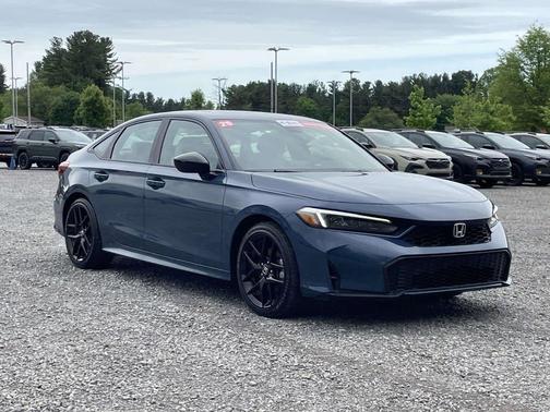 Blue Lagoon Pearl 2025 Honda Civic Hybrid Sport