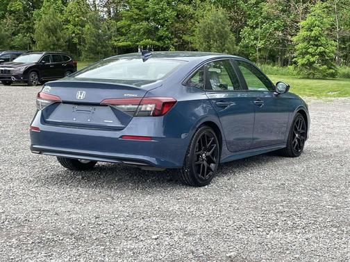 Blue Lagoon Pearl 2025 Honda Civic Hybrid Sport