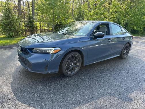 Blue Lagoon Pearl 2025 Honda Civic Hybrid Sport