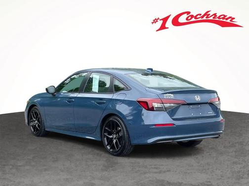 Blue Lagoon Pearl 2025 Honda Civic Hybrid Sport
