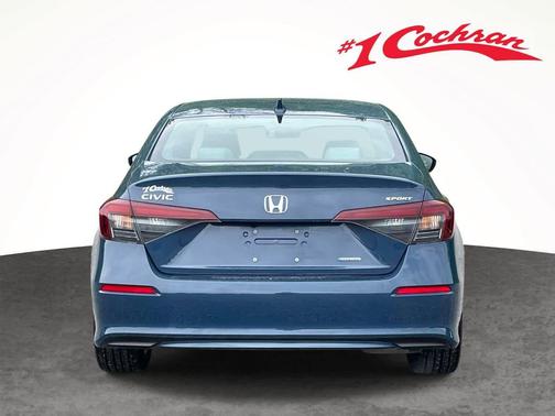 Blue Lagoon Pearl 2025 Honda Civic Hybrid Sport