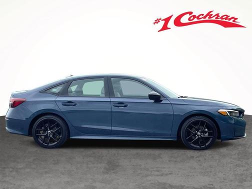 Blue Lagoon Pearl 2025 Honda Civic Hybrid Sport