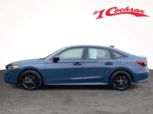 Blue Lagoon Pearl 2025 Honda Civic Hybrid Sport
