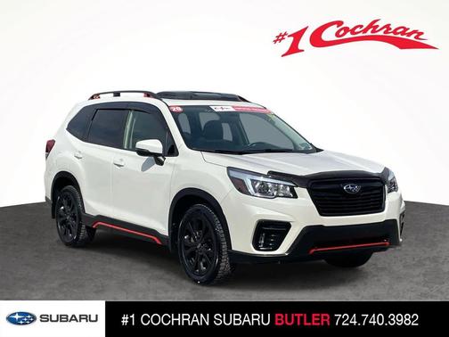 Crystal White Pearl 2020 Subaru Forester Sport