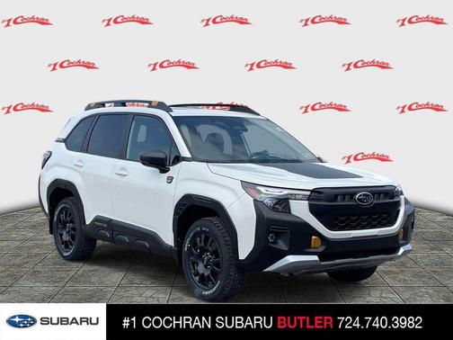 Crystal White Pearl 2026 Subaru Forester Wilderness