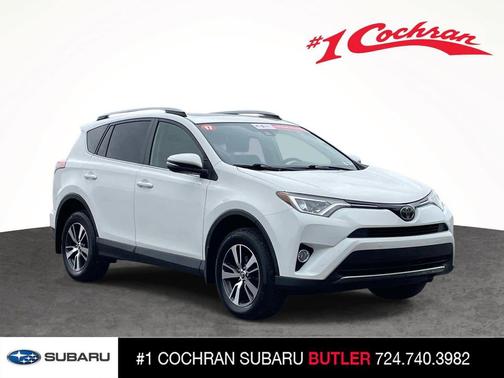Super White 2017 Toyota RAV4 XLE