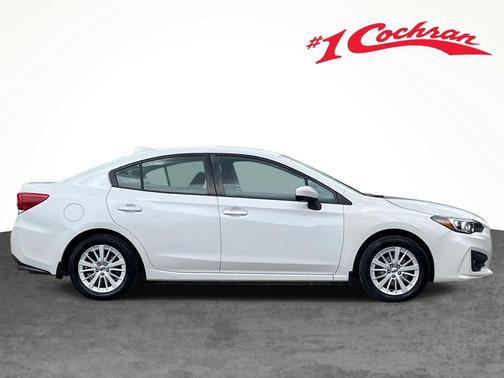 Crystal White Pearl 2017 Subaru Impreza 2.0i Premium