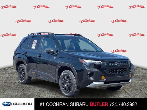 Crystal Black Silica 2026 Subaru Forester Wilderness