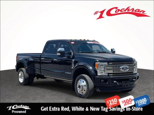 Shadow Black 2017 Ford F-450 Platinum