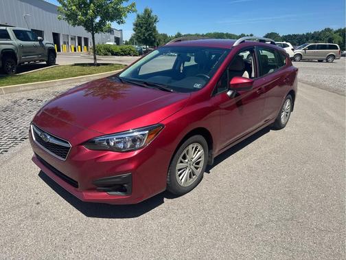 Crimson Red Pearl 2018 Subaru Impreza 2.0i Premium