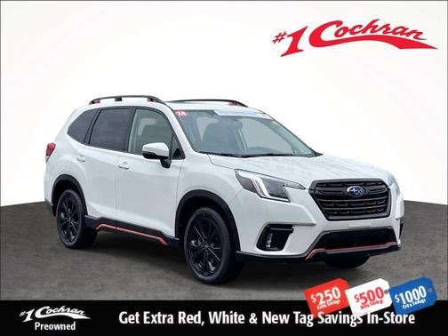 Crystal White Pearl 2024 Subaru Forester Sport