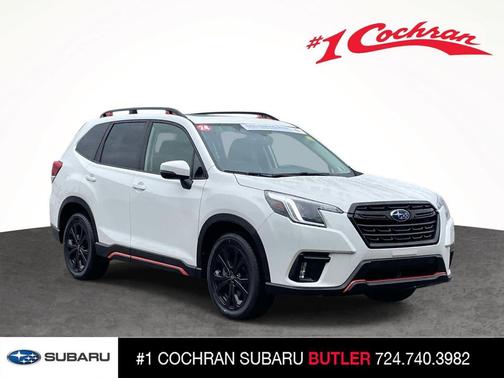 Crystal White Pearl 2024 Subaru Forester Sport
