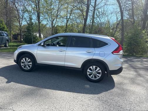 Alabaster Silver Metallic 2014 Honda CR-V EX-L