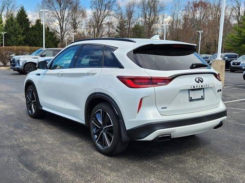 Radiant White 2023 INFINITI QX50 SPORT