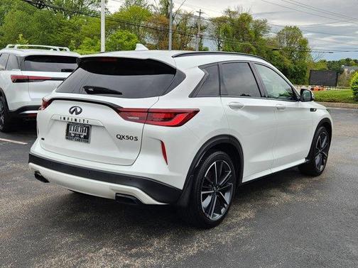 Radiant White 2023 INFINITI QX50 SPORT