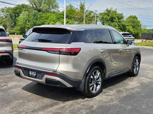Warm Titanium 2023 INFINITI QX60 Luxe