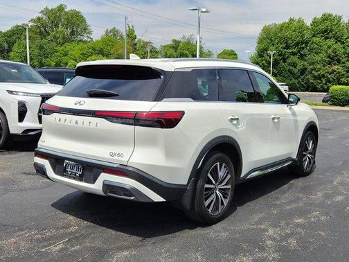 Majestic White 2023 INFINITI QX60 SENSORY
