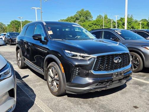 Mineral Black 2023 INFINITI QX60 Luxe