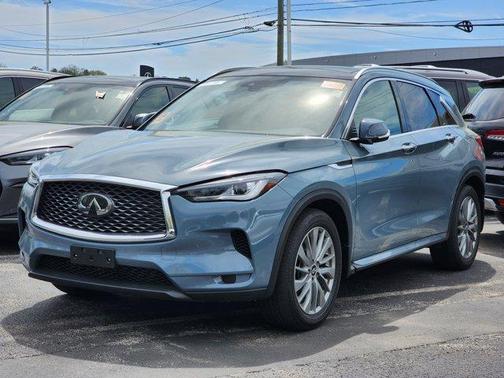 Slate Gray 2023 INFINITI QX50 Luxe