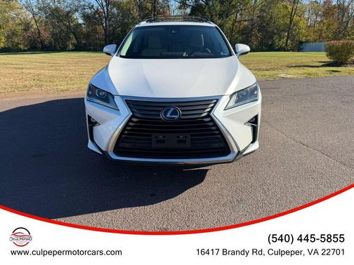 Eminent White Pearl 2018 Lexus RX 450h Base