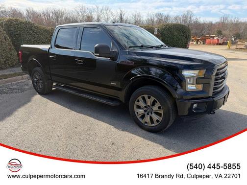 Shadow Black 2016 Ford F-150 XLT