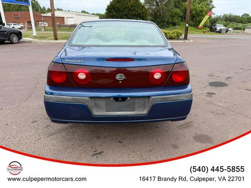 Superior Blue Metallic 2004 Chevrolet Impala Base