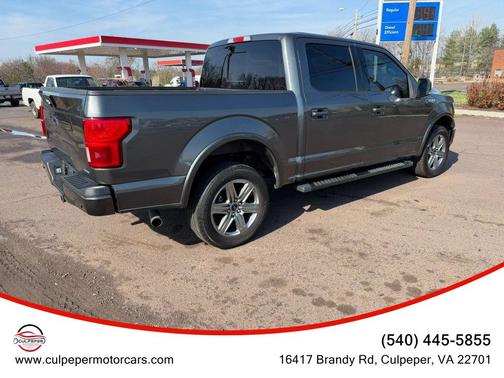 Gray 2019 Ford F-150 Lariat