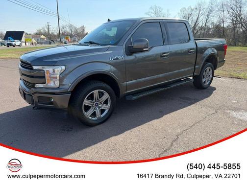 Gray 2019 Ford F-150 Lariat
