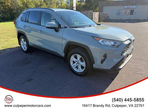 Gray 2019 Toyota RAV4 XLE