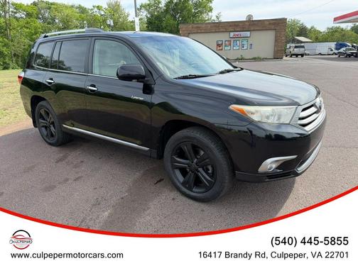 Black 2013 Toyota Highlander Limited