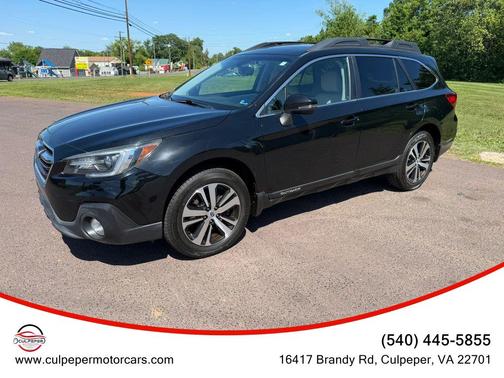 Crystal Black Silica 2018 Subaru Outback 2.5i Limited