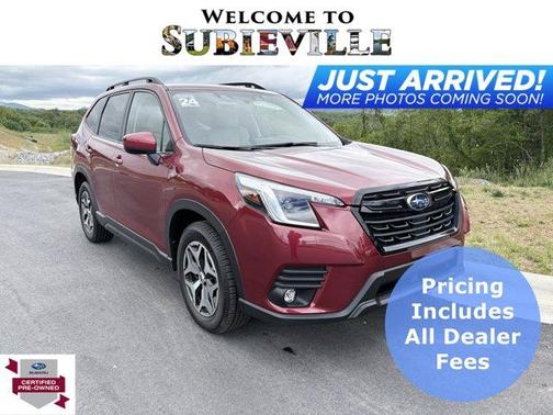 Crimson Red Pearl 2024 Subaru Forester Premium