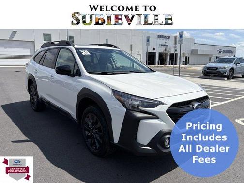Crystal White Pearl 2025 Subaru Outback Onyx Edition