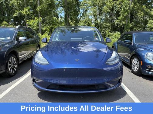 Deep Blue Metallic 2021 Tesla Model Y Long Range