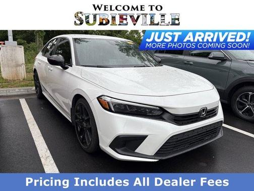 Platinum White Pearl 2022 Honda Civic Sport