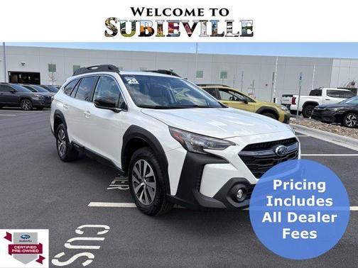 Crystal White Pearl 2025 Subaru Outback Premium