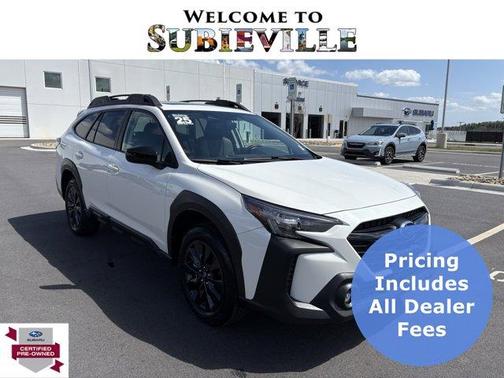 Crystal White Pearl 2025 Subaru Outback Onyx Edition